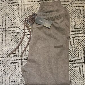 Savage X Fenty Mink Brown Heather Lounge Pants, New, Small